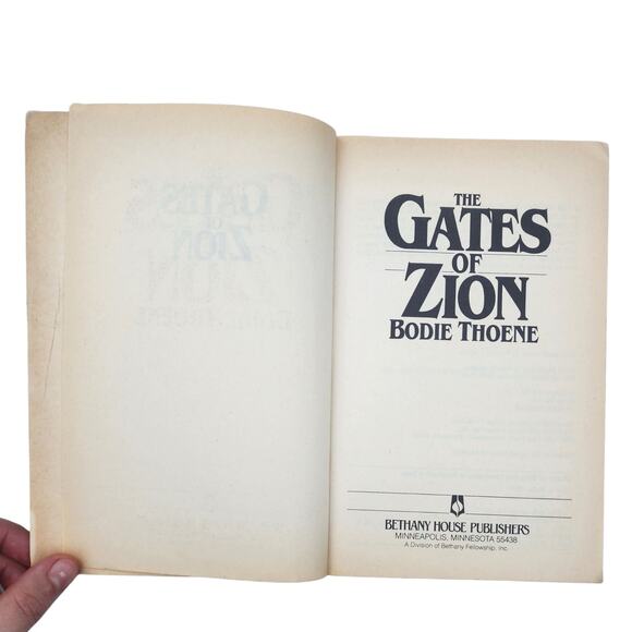 The Zion Chronicles Books By Bodie Thoene Volumes 1-4 Historical Fiction Lot - Picture 10 of 11